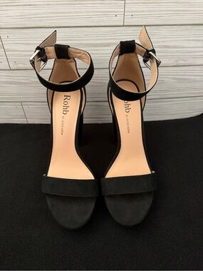 Ankle-Strap Block Heel Sandals